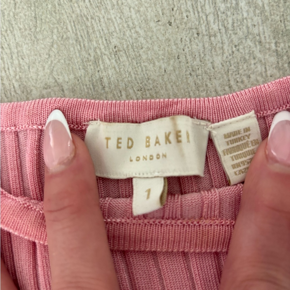 Ted Baker Ribbed Tank Top - Picture 3 of 4